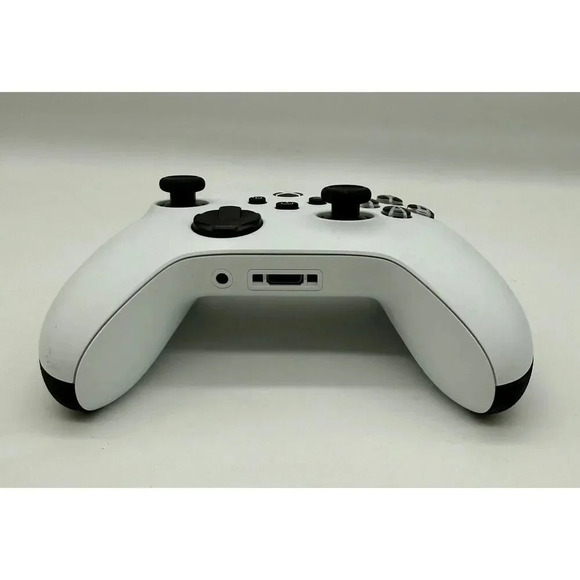 Microsoft Wireless Controller for Xbox X/S Robot White Rubber Back Grips NO BOX - Picture 6 of 7